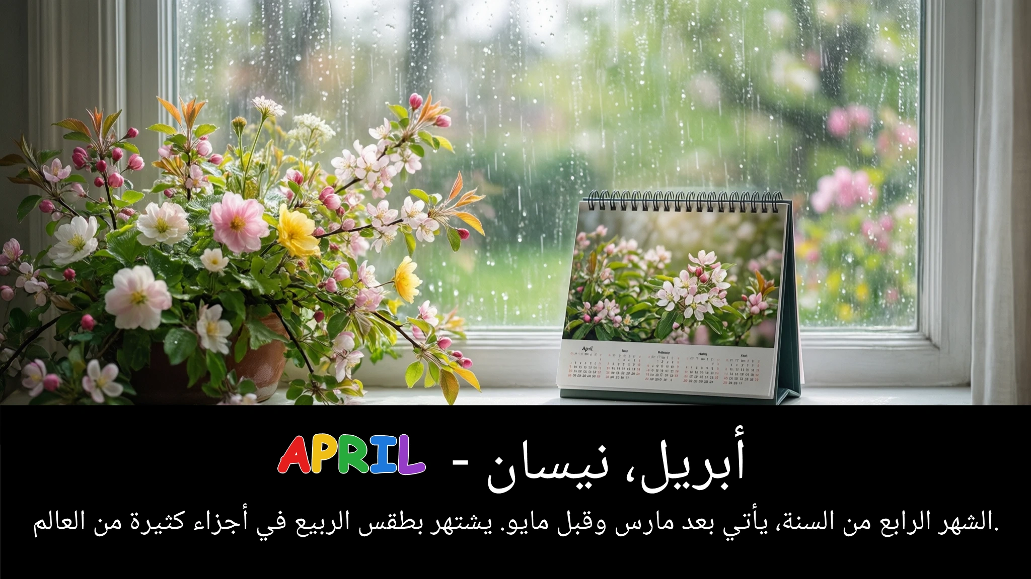 Arabic Illustration for April